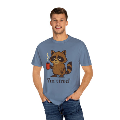 Cat T-shirt Simple Design - Unisex Garment-Dyed