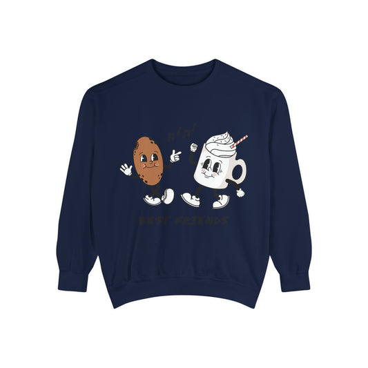 Best Friends Unisex Sweatshirt, Cozy Gift for Pet Lovers, Cute Friendship Sweatshirt, Comfortable Crewneck, Casual Outfit