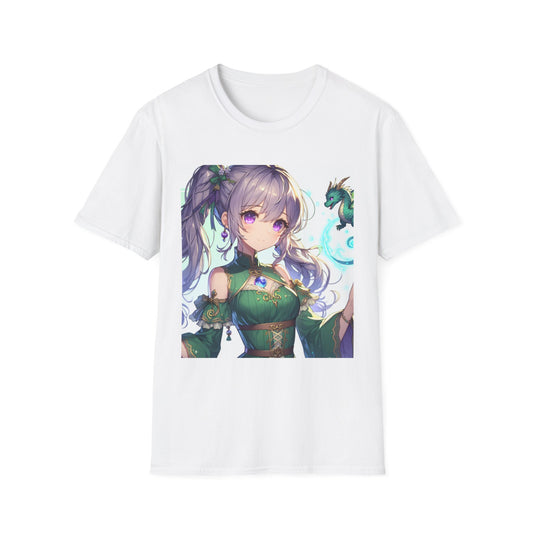 Anime Girl T-Shirt – Softstyle Japanese Graphic Tee for Otaku & Anime Fans