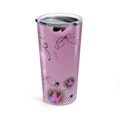 Pink Bow Tumbler 20oz - Trending Design