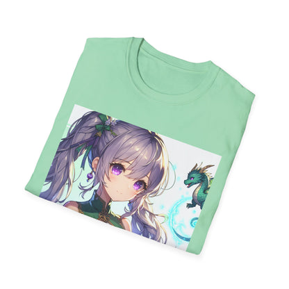 Anime Girl T-Shirt – Softstyle Japanese Graphic Tee for Otaku & Anime Fans
