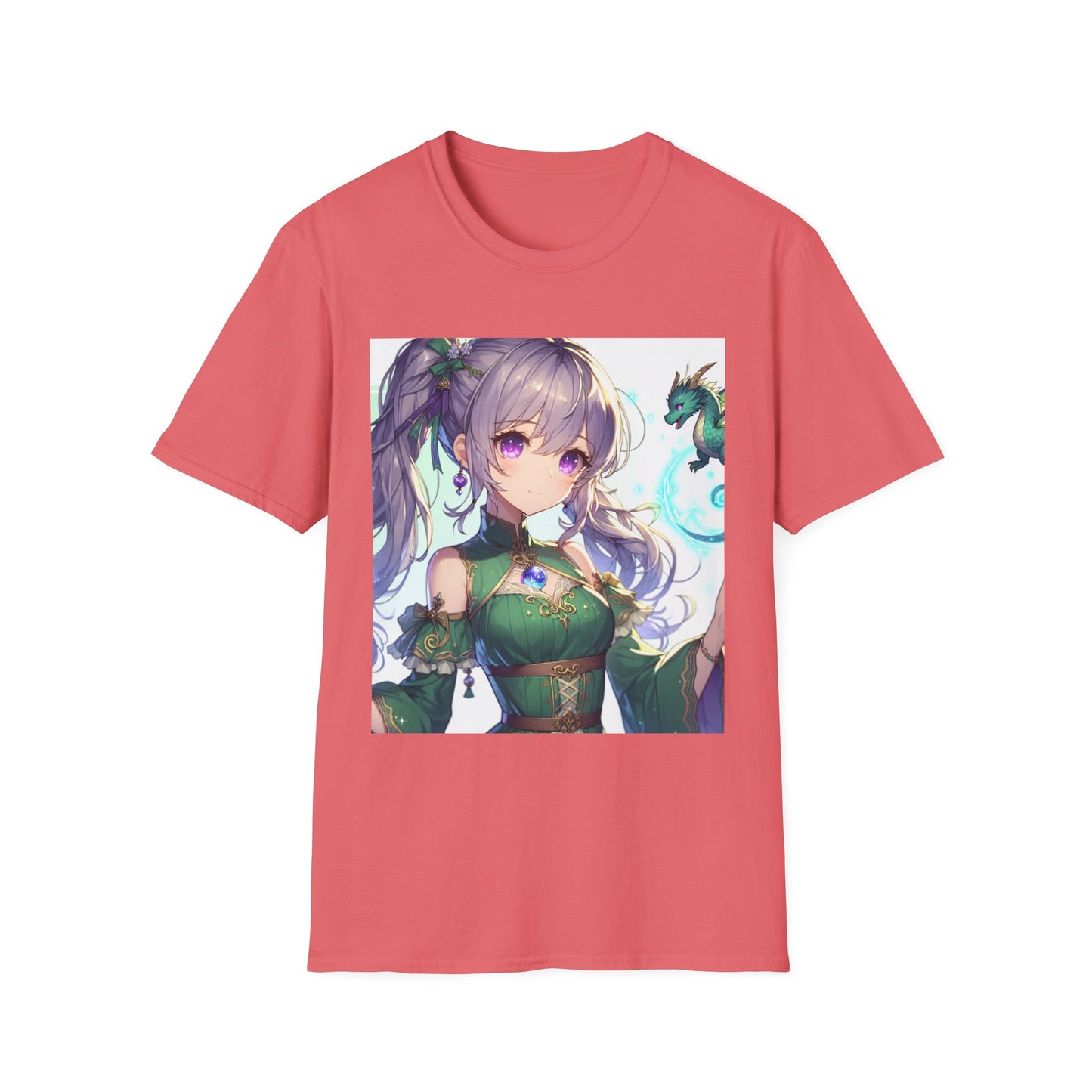 Anime Girl T-Shirt – Softstyle Japanese Graphic Tee for Otaku & Anime Fans