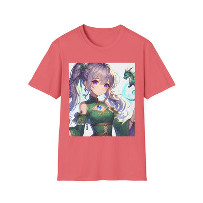 Anime Girl T-Shirt – Softstyle Japanese Graphic Tee for Otaku & Anime Fans
