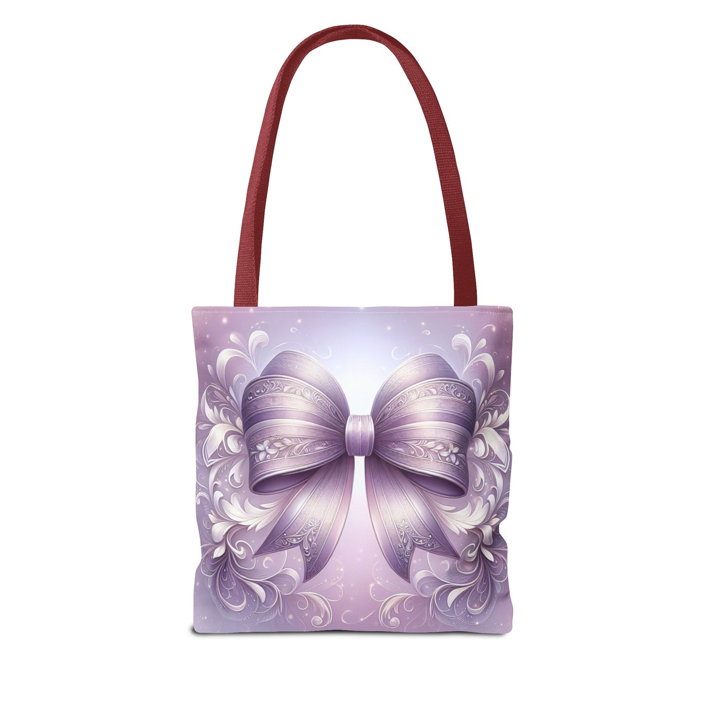 Purple Bow Tote Bag