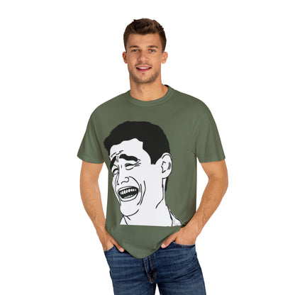 Laughing Man Meme T-Shirt – Funny Unisex Internet Graphic Tee for Meme Lovers & Trendy Streetwear Fans