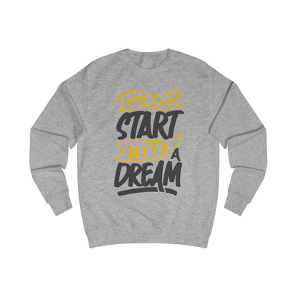 Minimalist Inspirational Sweatshirt – Motivational Quote Pullover for Women & Men | Cozy Casual Hoodie Style