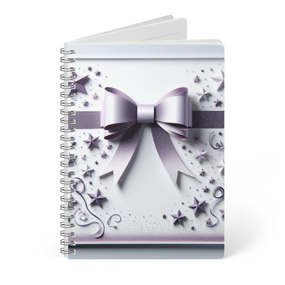 Notebook Journal - Elegant Bow Softcover A5 Gift Notebook