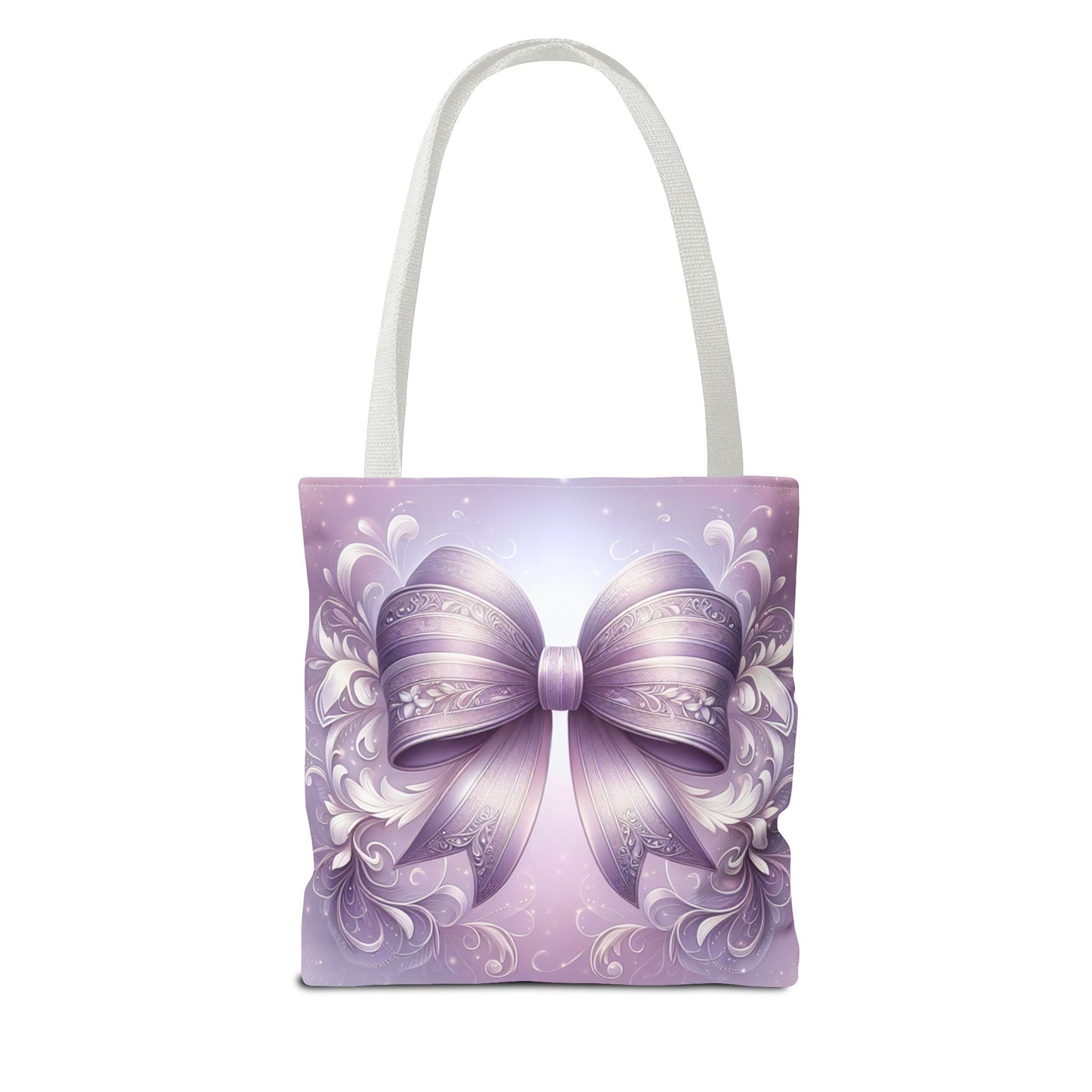Purple Bow Tote Bag