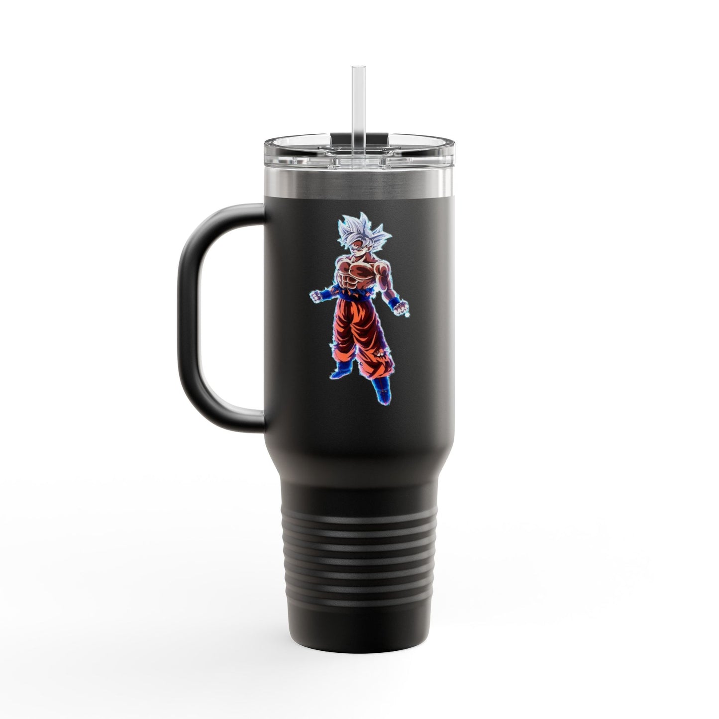 Goku Ultra Instinct Travel Mug – Anime Coffee Thermos | Saiyan MUI Stainless Steel Mug for Dragon Ball Fans