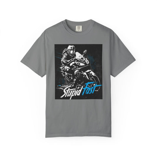 Stupid Fast Motorcycle T-Shirt, Unisex Tee for Bike Lovers, Perfect Gift for Riders, Casual Wear, Motorcycle Racing Apparel