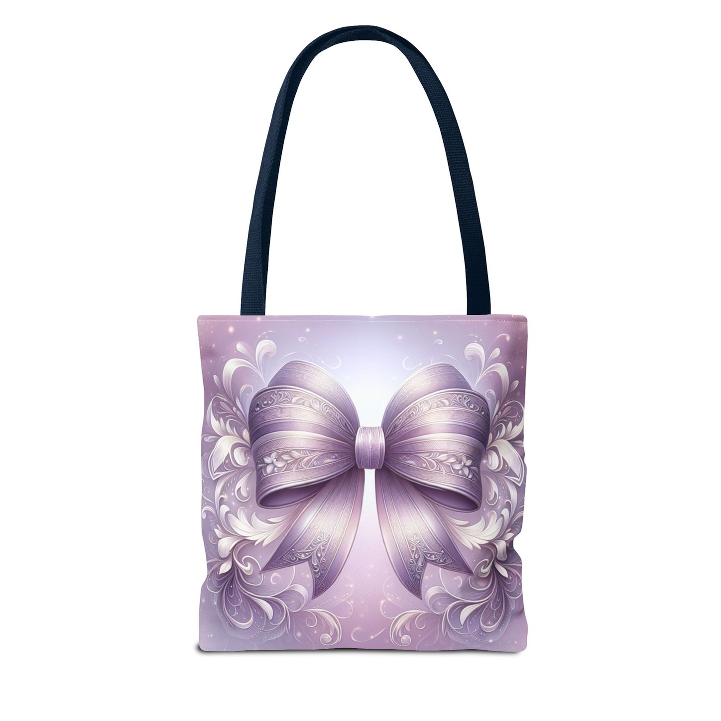 Purple Bow Tote Bag