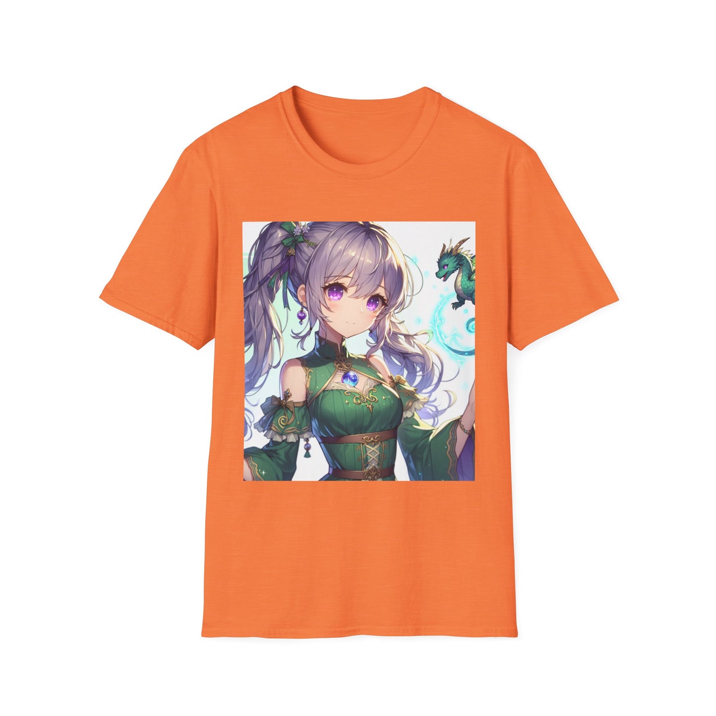 Anime Girl T-Shirt – Softstyle Japanese Graphic Tee for Otaku & Anime Fans
