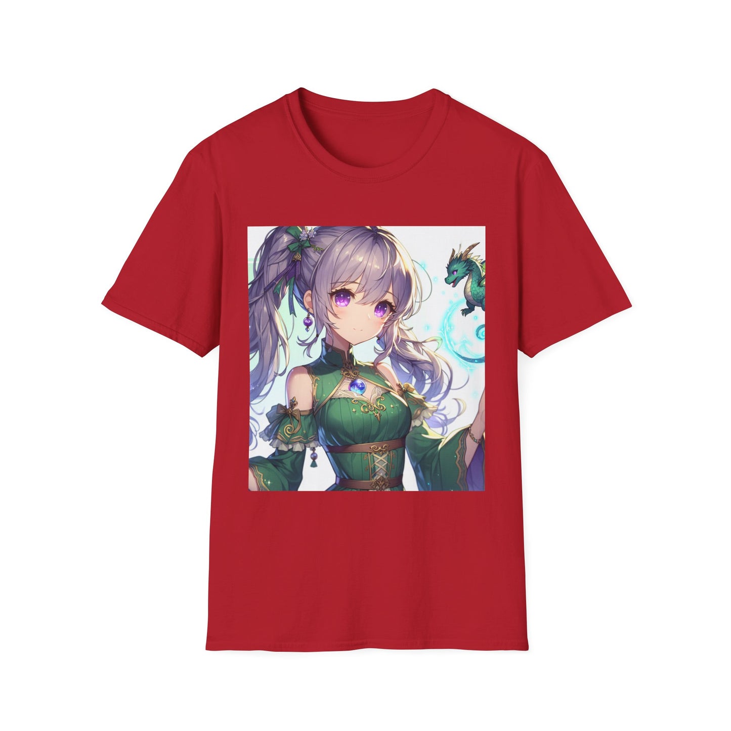 Anime Girl T-Shirt – Softstyle Japanese Graphic Tee for Otaku & Anime Fans
