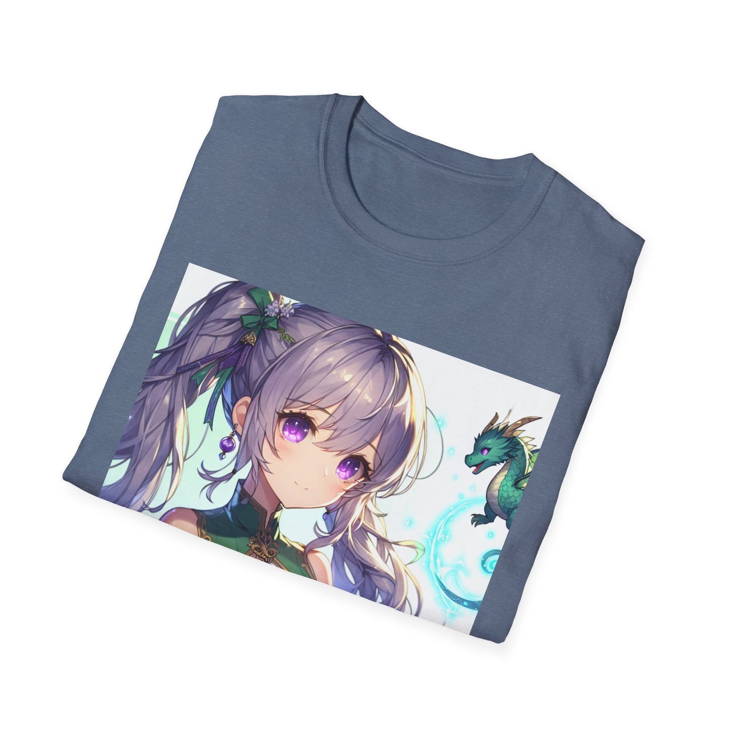 Anime Girl T-Shirt – Softstyle Japanese Graphic Tee for Otaku & Anime Fans
