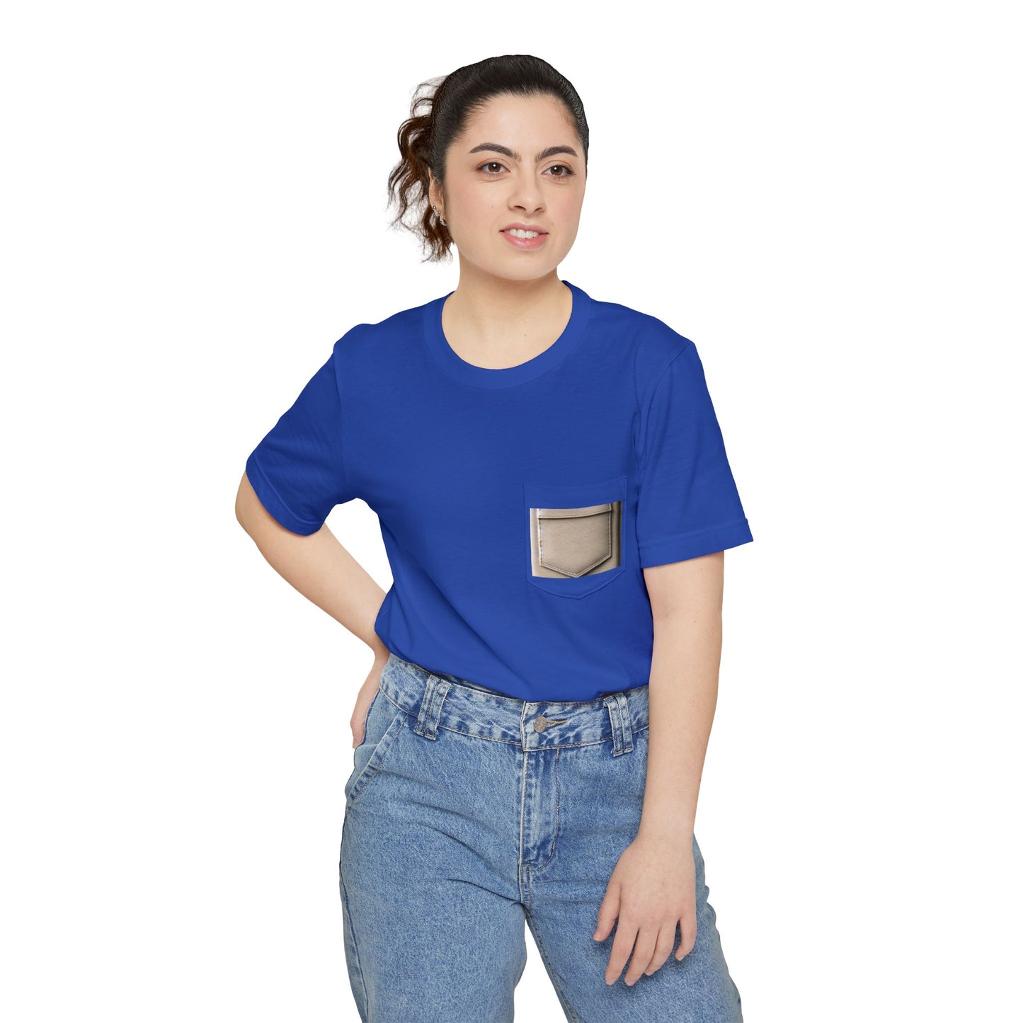 Casual Pocket T-Shirt for Everyday Wear, Unisex Summer Tee, Stylish Gift for Him/Her, Perfect for Festivals & Vacations, Minimalist Design