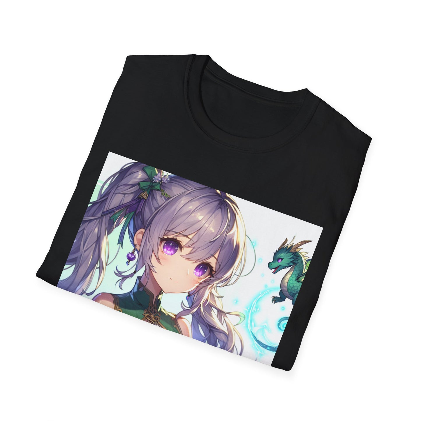 Anime Girl T-Shirt – Softstyle Japanese Graphic Tee for Otaku & Anime Fans