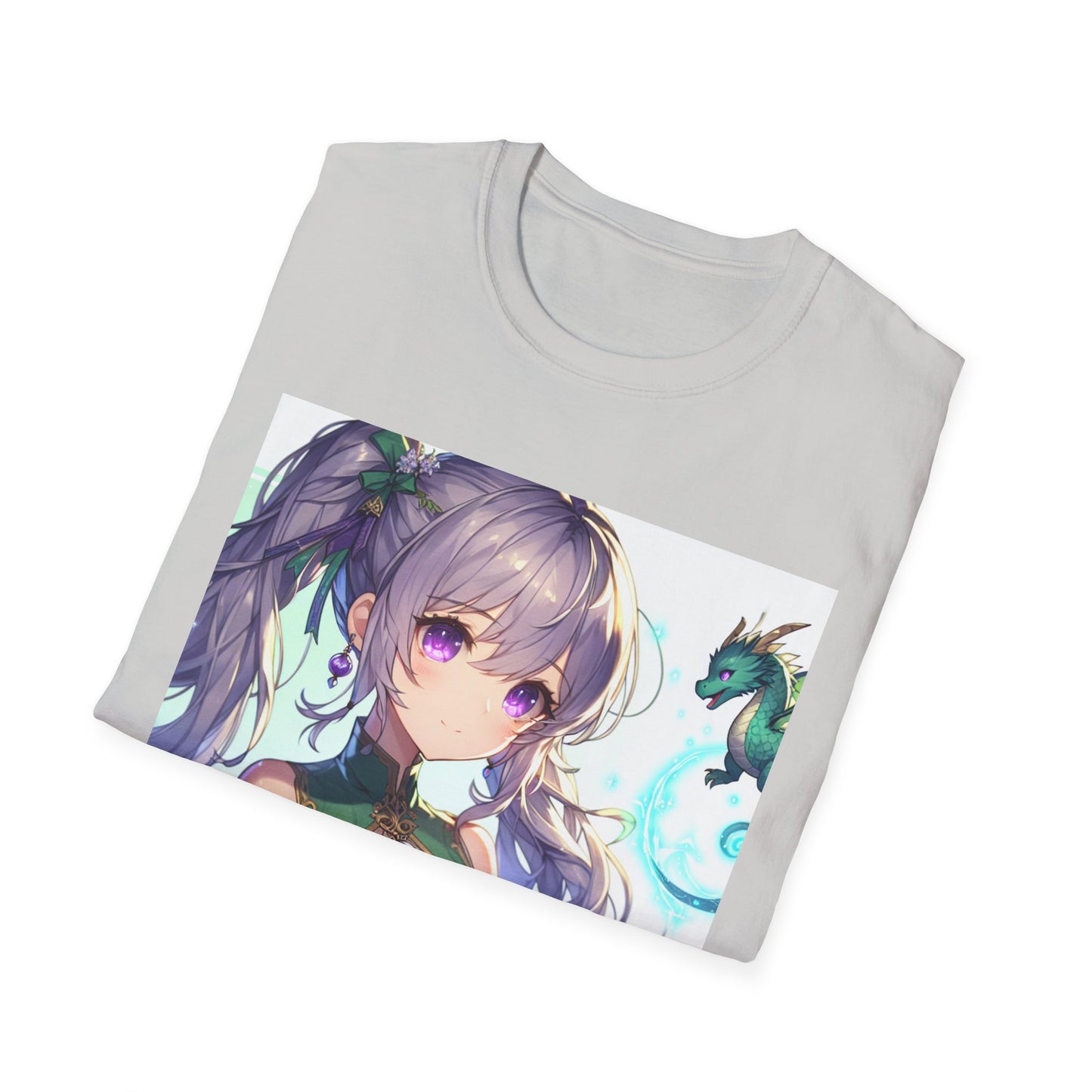 Anime Girl T-Shirt – Softstyle Japanese Graphic Tee for Otaku & Anime Fans