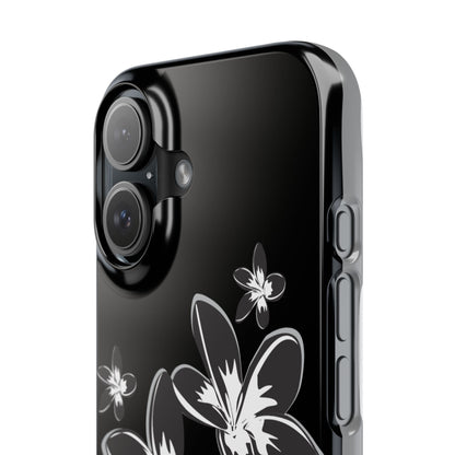 Butterfly Floral Slim Phone Case, Elegant Phone Cover, Gift for Nature Lovers, Floral Design Case, Mother's Day Gift