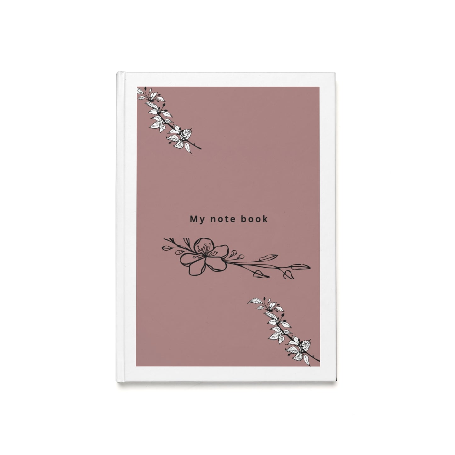 Floral Hardcover Journal | Elegant Note Book for Writers, Students, Gifts, Planning, Self-Reflection