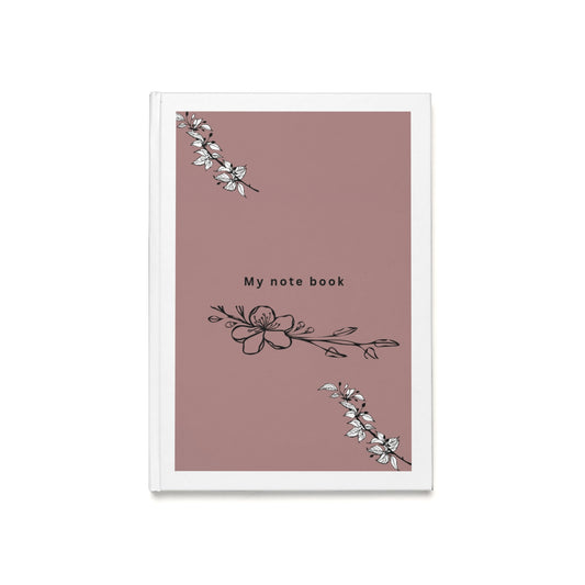 Floral Hardcover Journal | Elegant Note Book for Writers, Students, Gifts, Planning, Self-Reflection
