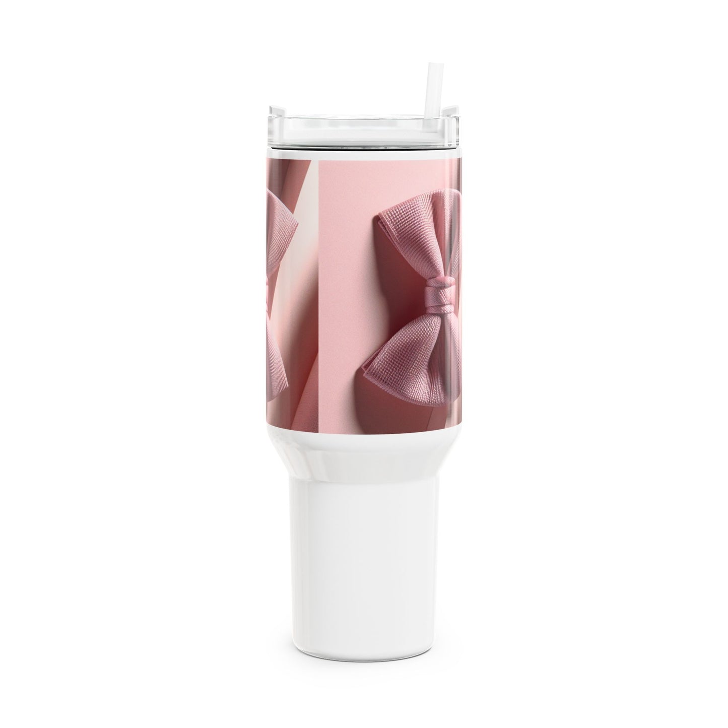 Pink Bow Tumbler, 40oz - Trending Design Mug