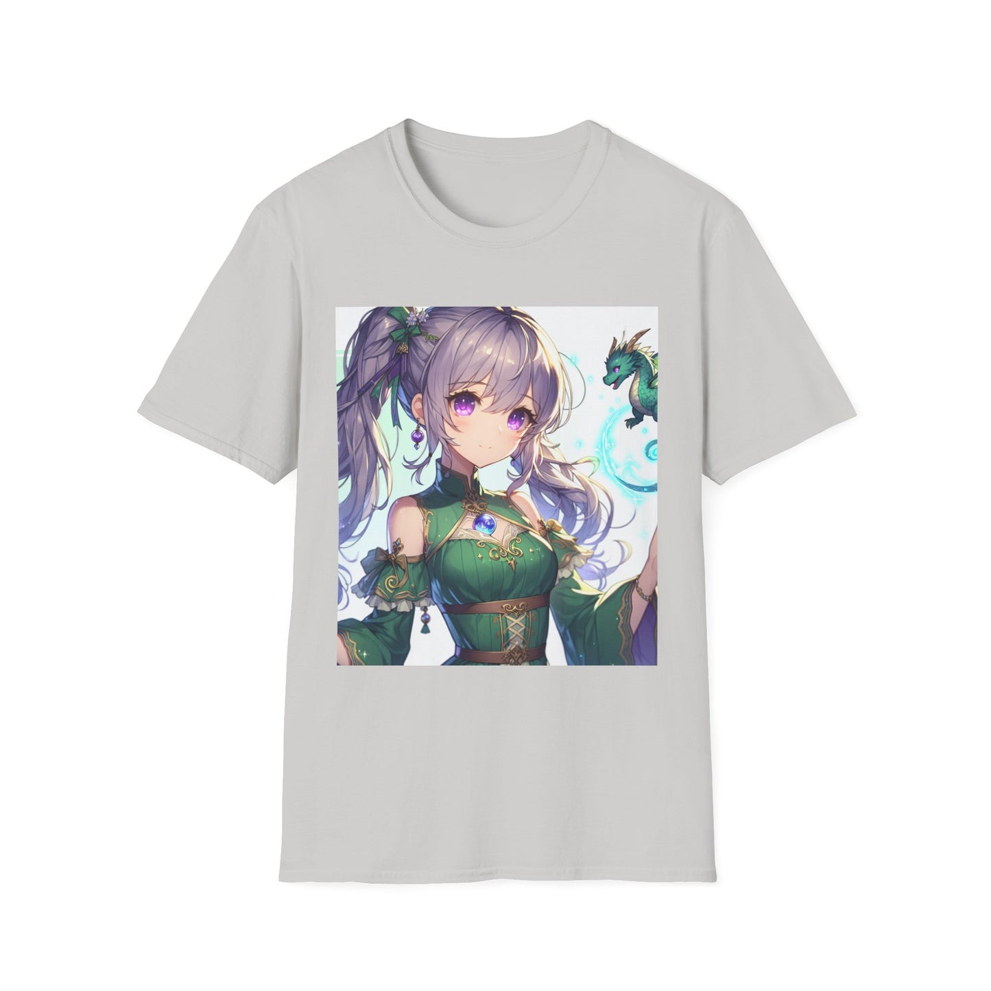Anime Girl T-Shirt – Softstyle Japanese Graphic Tee for Otaku & Anime Fans