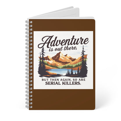 Journal Cover Wirobound Softcover Notebook, A5