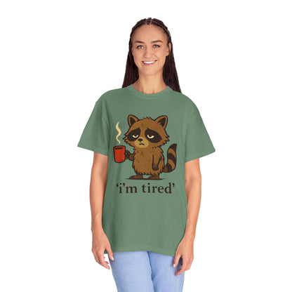 Cat T-shirt Simple Design - Unisex Garment-Dyed