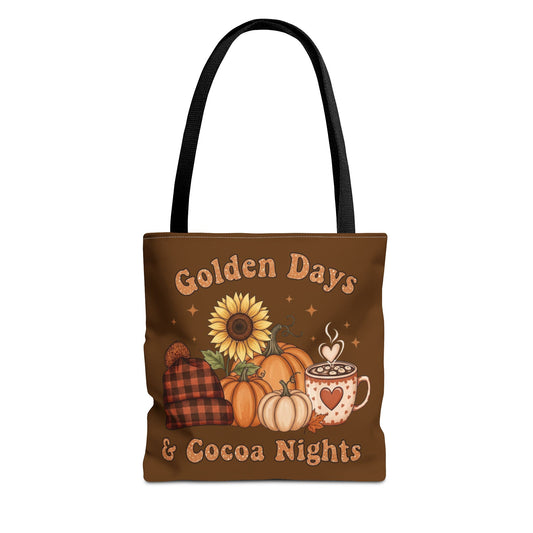 Fall Tote Bag - Cozzy Fall Design