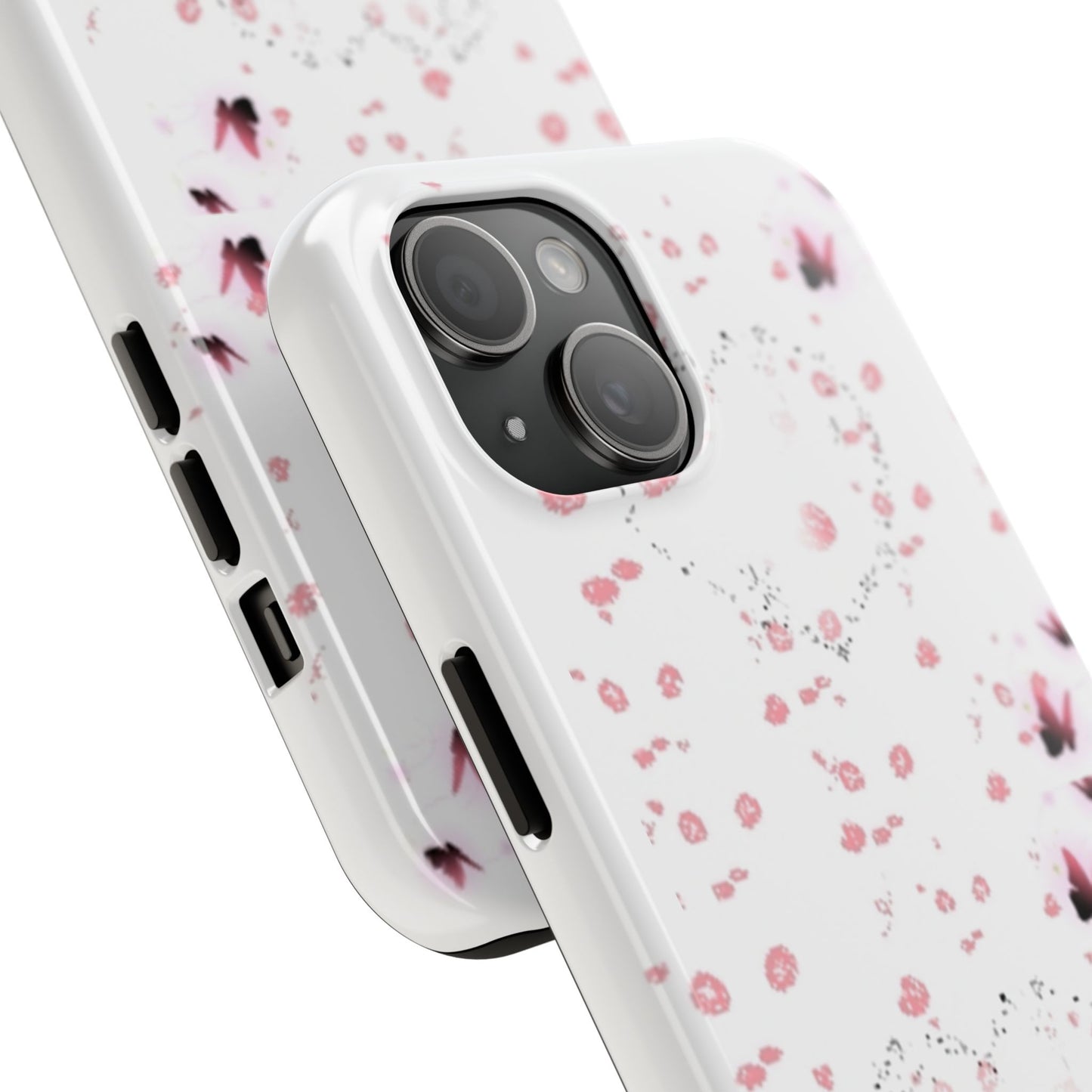 Floral Tough Phone Case - Stylish Protection for Your Device, Trendy Case, Gift Idea, Floral Design, Cute Phone Cover