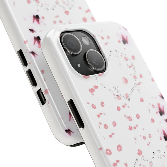 Floral Tough Phone Case - Stylish Protection for Your Device, Trendy Case, Gift Idea, Floral Design, Cute Phone Cover