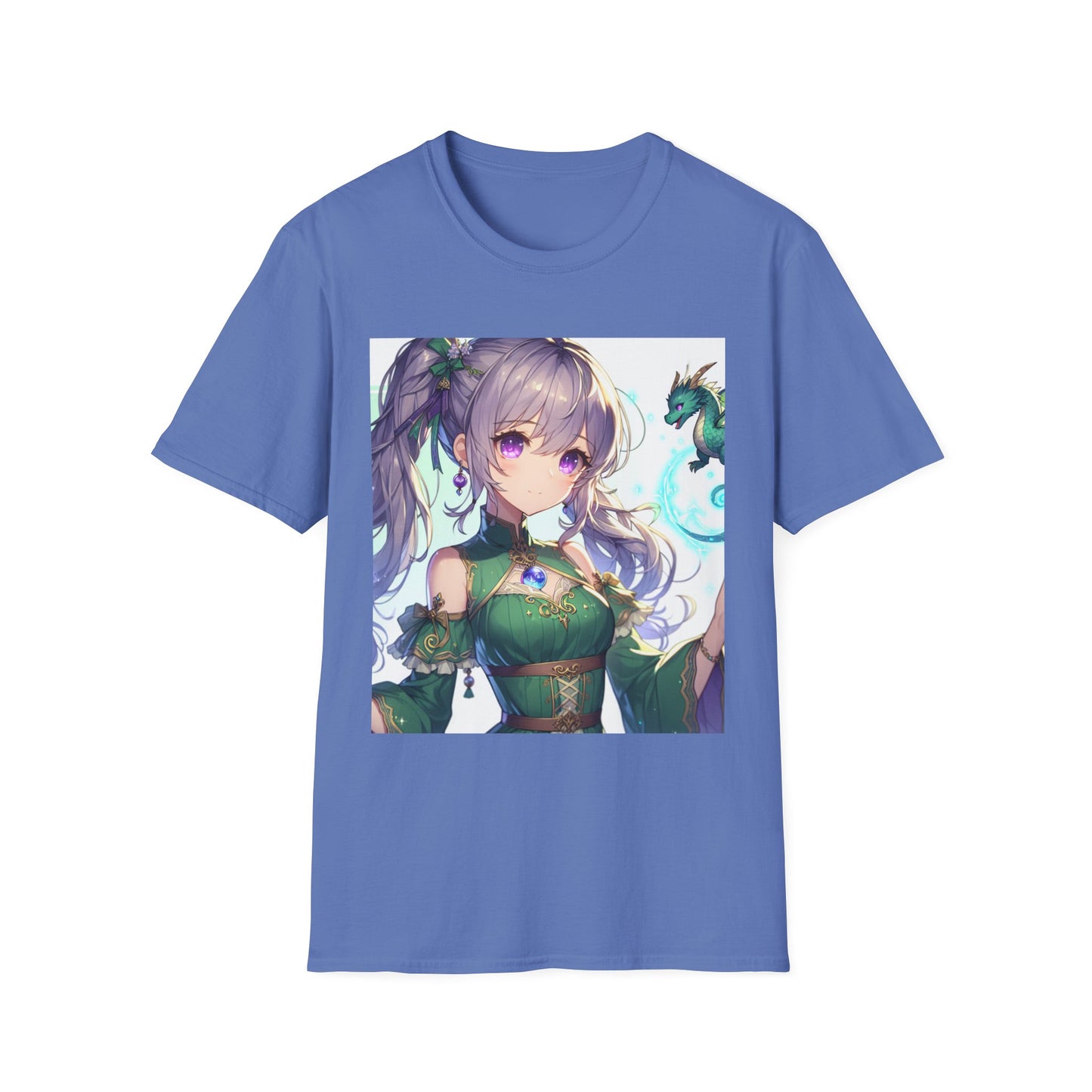 Anime Girl T-Shirt – Softstyle Japanese Graphic Tee for Otaku & Anime Fans