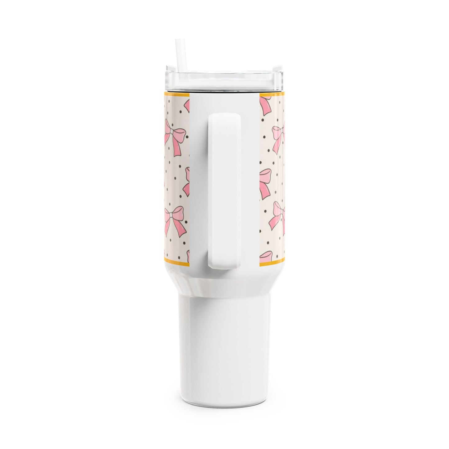 Trending Pink Bow Tumbler – Cute Aesthetic Cup for Iced Coffee, Tea & More | Perfect Gift for Girls
