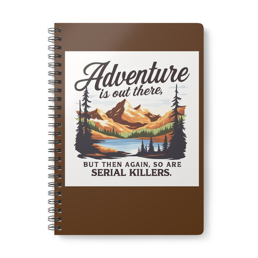 Journal Cover Wirobound Softcover Notebook, A5