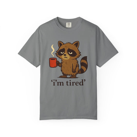 Cat T-shirt Simple Design - Unisex Garment-Dyed
