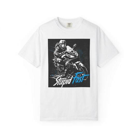 Stupid Fast Motorcycle T-Shirt, Unisex Tee for Bike Lovers, Perfect Gift for Riders, Casual Wear, Motorcycle Racing Apparel