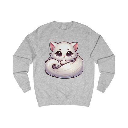White Cat Lover Sweatshirt