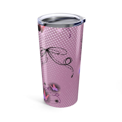 Pink Bow Tumbler 20oz - Trending Design