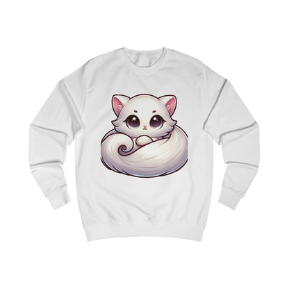 White Cat Lover Sweatshirt