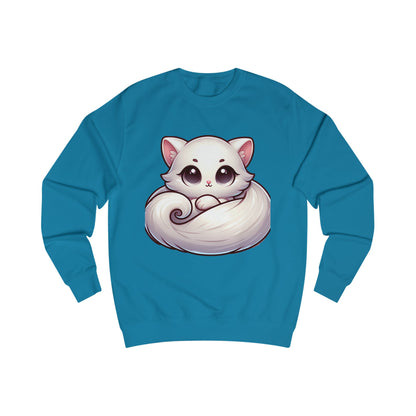 White Cat Lover Sweatshirt