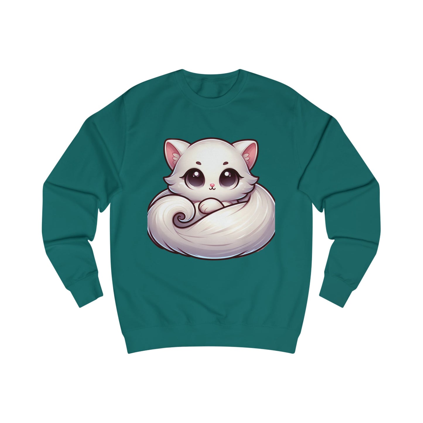 White Cat Lover Sweatshirt
