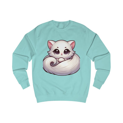 White Cat Lover Sweatshirt