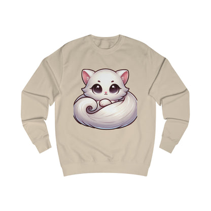 White Cat Lover Sweatshirt