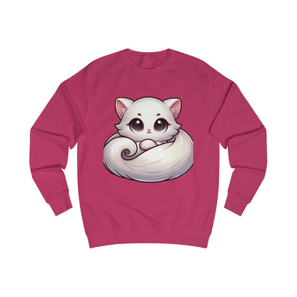 White Cat Lover Sweatshirt
