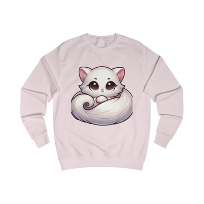 White Cat Lover Sweatshirt