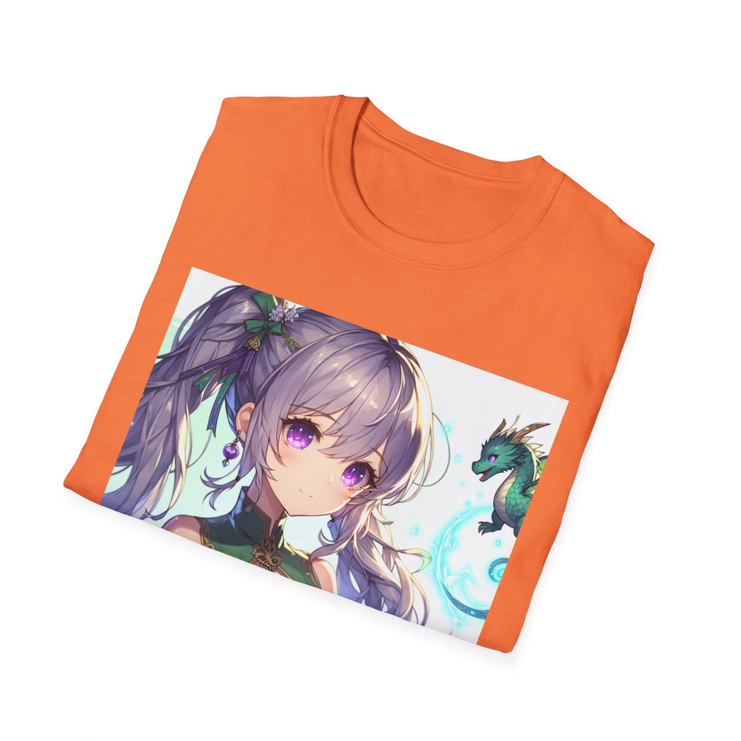 Anime Girl T-Shirt – Softstyle Japanese Graphic Tee for Otaku & Anime Fans
