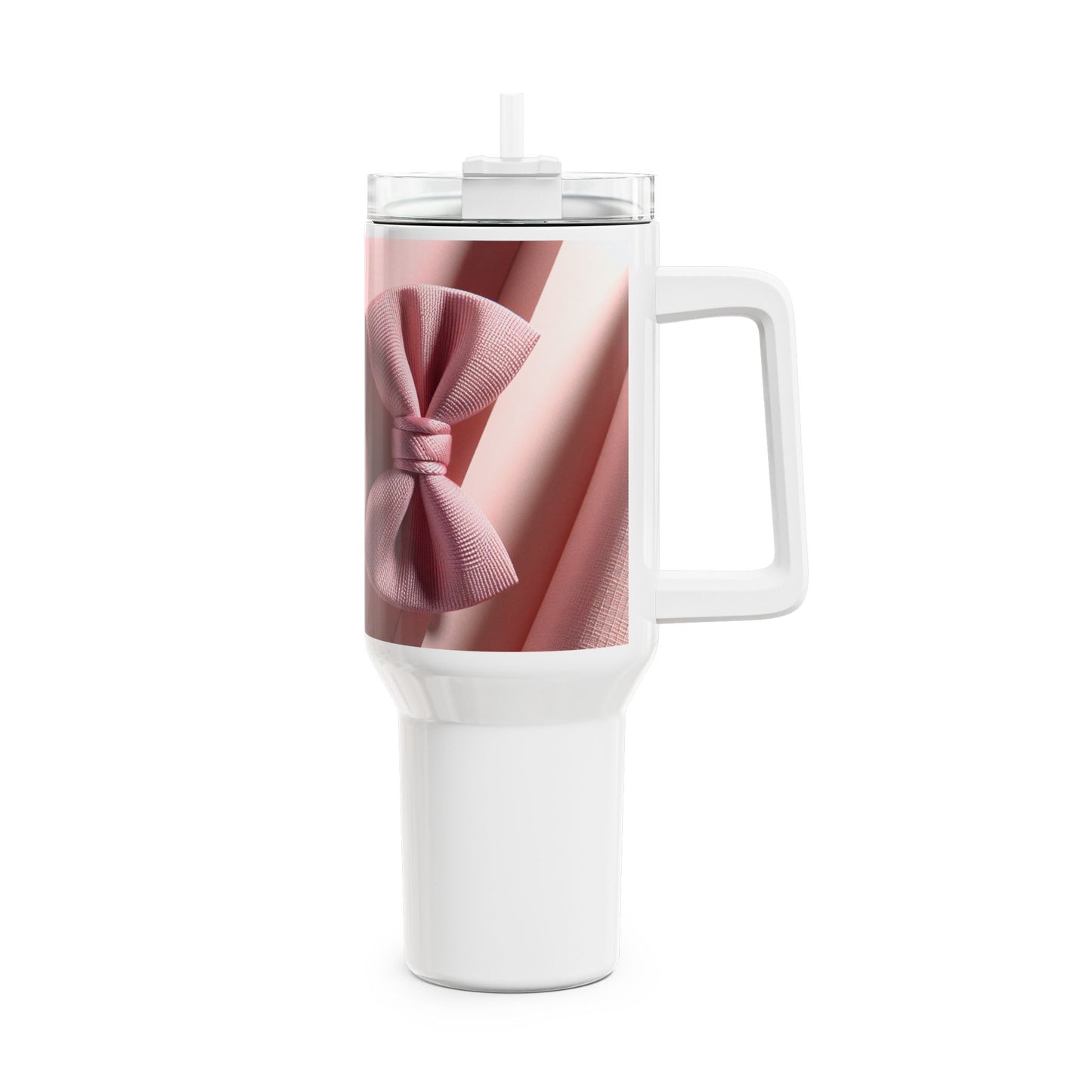 Pink Bow Tumbler, 40oz - Trending Design Mug