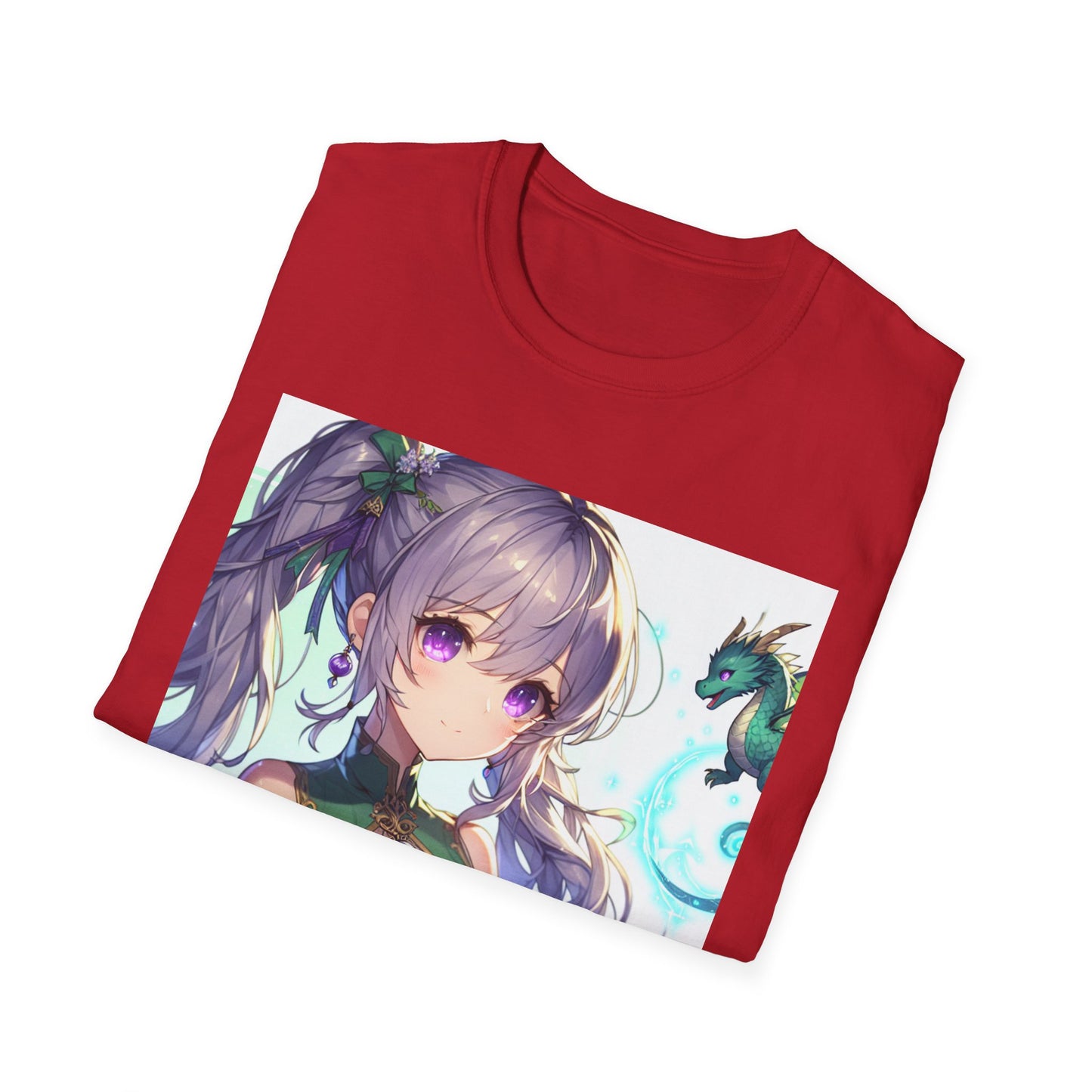 Anime Girl T-Shirt – Softstyle Japanese Graphic Tee for Otaku & Anime Fans